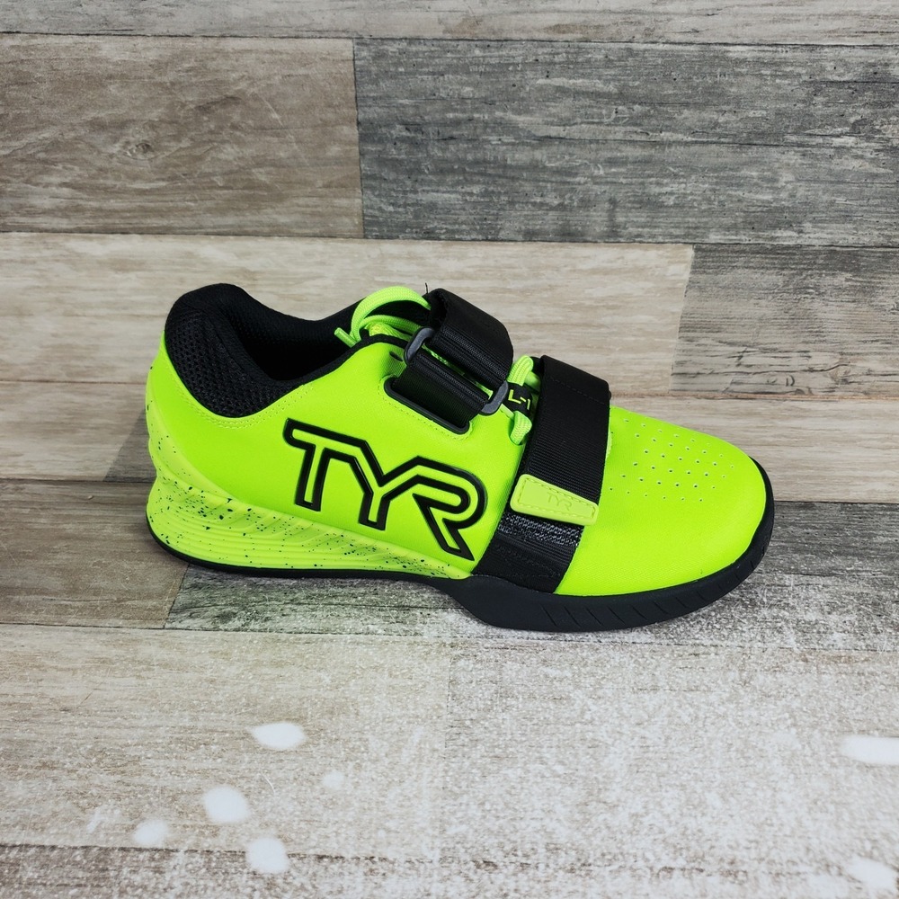 TYR L-1 Lifter Womens Shoes Sz 6 Athletic Weightlifting Neon Sneakers